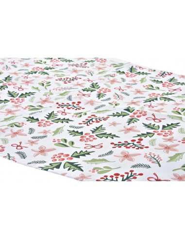 Camino de mesa muérdago Navidad Glim