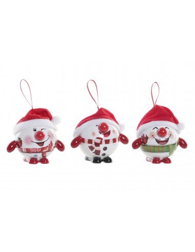 Bola Navidad muñeco de nieve con luz