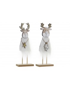 Figura madera reno Navidad... 2