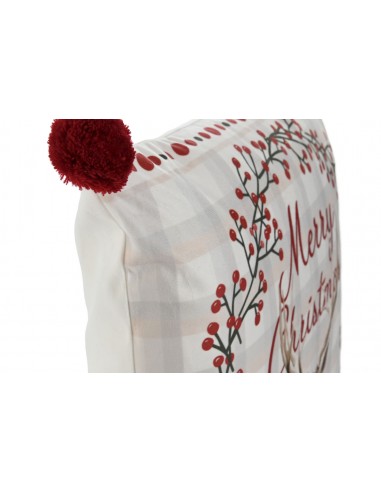 Funda de cojín reno Navidad