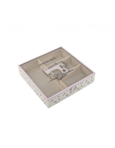 Caja costurero 4 departamentos Rivor