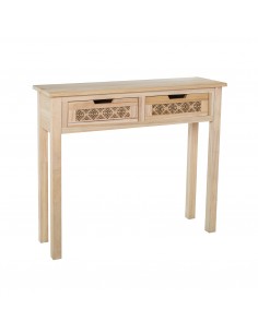 Consola 2 cajones madera Raimi 2