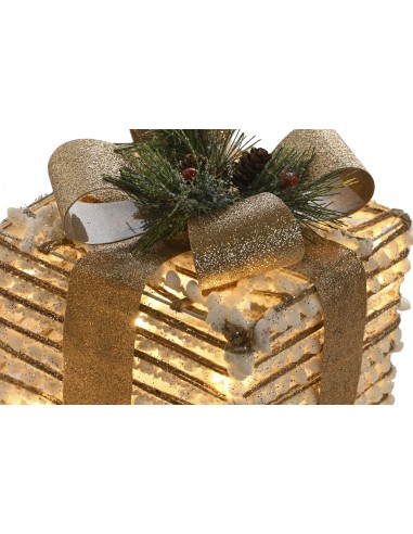 Caja regalo Navidad blanca y natural...