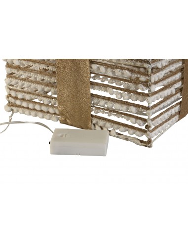 Caja regalo Navidad blanca y natural...