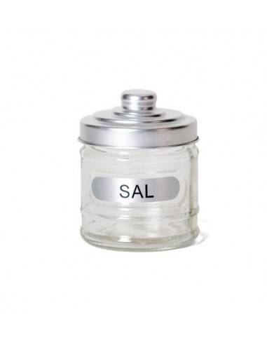 Salero cristal con tapa