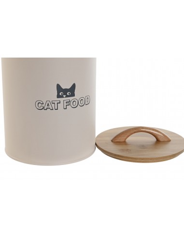 Bote metal comida gato 2L