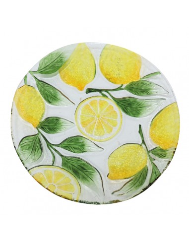 Fuente cristal limones redonda Sitron