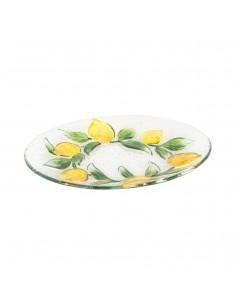 Fuente cristal limones...
