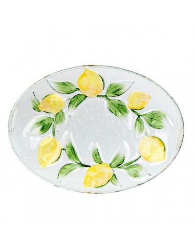 Fuente cristal limones ovalada Sitron Fuente cristal limones ovalada Sitron