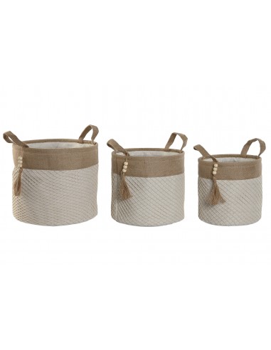 Cesta yute con red Aria
