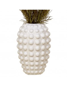 Jarrón blanco cerámica 25cm... 2