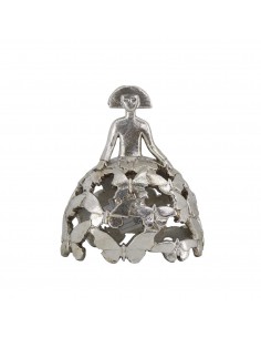 Figura menina plateada 14cm