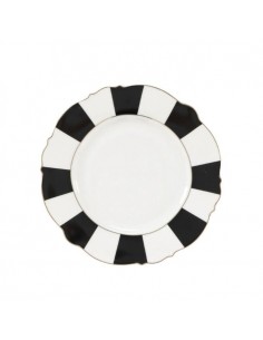 Plato de postre rayas Velia