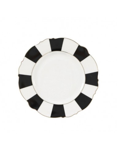 Plato de postre rayas Velia Plato de postre rayas Velia