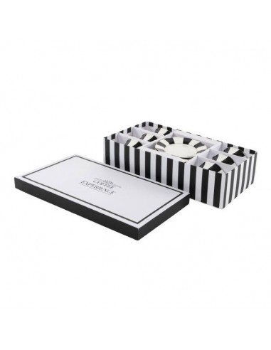 Juego de café 6 servicios rayas Velia