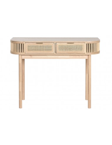 Consola natural 2 cajones Norbett