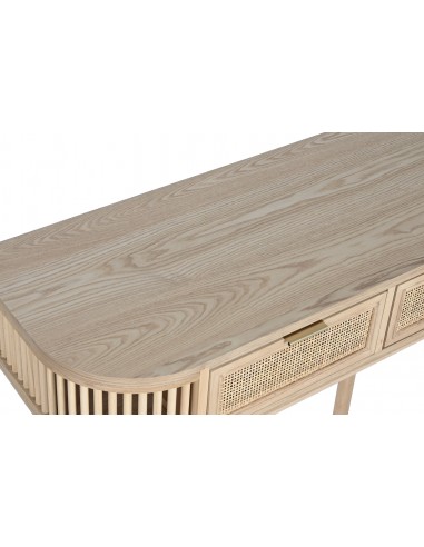 Consola natural 2 cajones Norbett