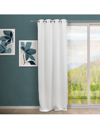 Cortina blanca brillante 140x260cm... Cortina blanca brillante 140x260cm...