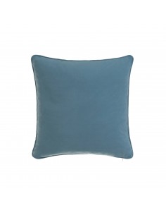 Cojín algodón azul 45cm Belara