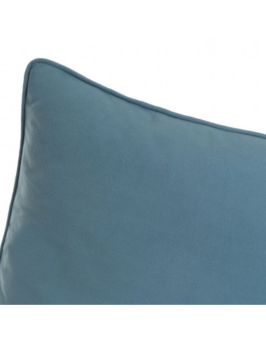 Cojín algodón azul 45cm Belara
