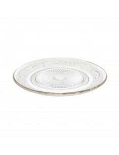 Plato llano cristal labrado...