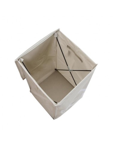 Cesto ropa sucia lavadora beige