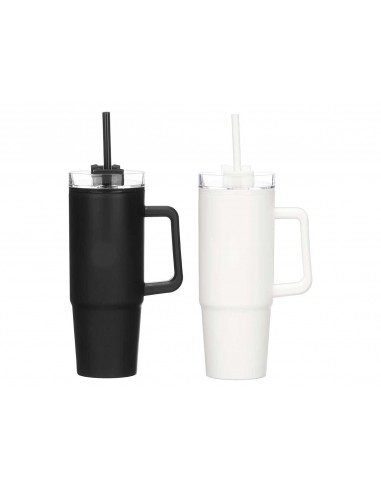 Termo con asa y pajita 800ml