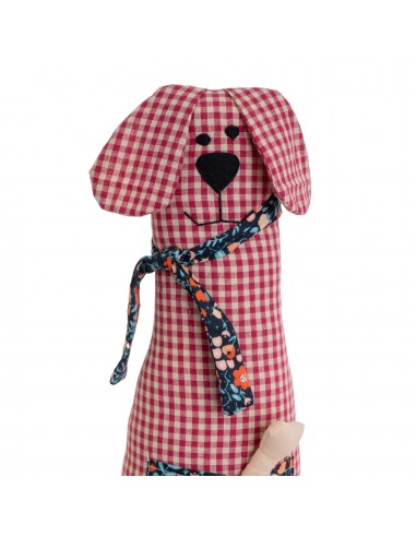 Tope de puerta perro 35cm Vichy