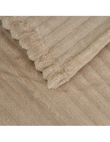 Manta franela beige 130x160cm Manta franela beige 130x160cm
