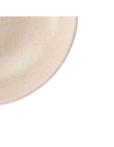 Plato hondo cerámica crema Arenis Plato hondo cerámica crema Arenis