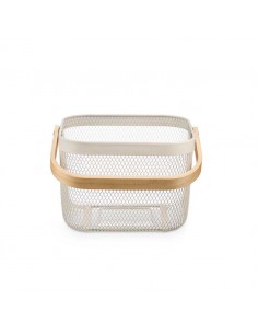 Cesta cuadrada metal con...