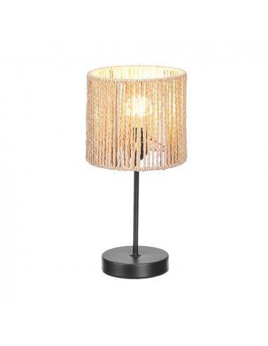 Lámpara de mesa cilindro cuerda Tahira