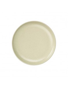 Plato postre cerámica verde...