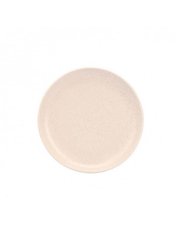 Plato postre cerámica crema Arenis Plato postre cerámica crema Arenis