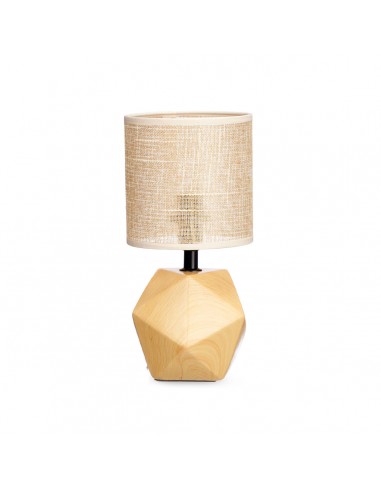 Lámpara de mesa efecto madera Virana