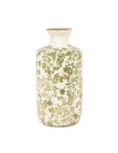 Jarrón de cerámica floral...