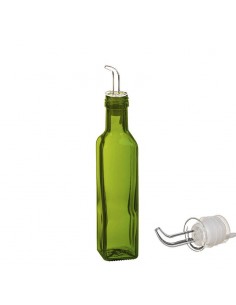 Aceitera cristal verde...