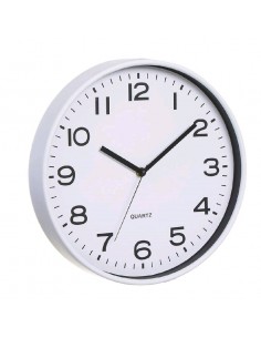Reloj blanco redondo pared...