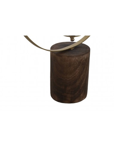 Globo terraqueo dorado