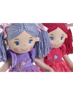 Muñeca bailarina tela 40cm 2