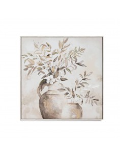 Cuadro lienzo jarrones 80x80cm