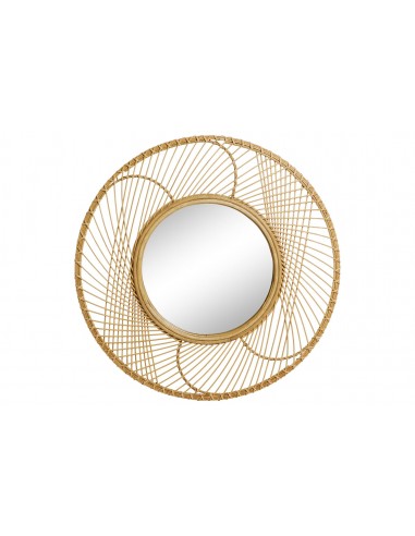 Espejo ratán natural 70cm Obek