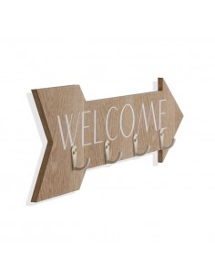 Colgador llaves madera Welcome 2