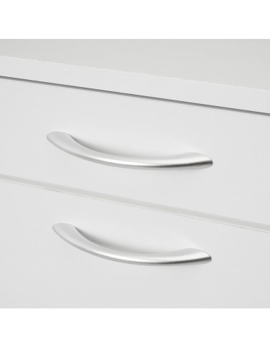 Zapatero 2 puertas y 1 cajón blanco Cora