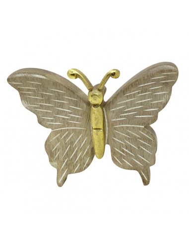 Figura mariposa madera 14cm Melit