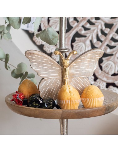 Figura mariposa madera 14cm Melit