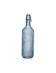 Botella agua cristal azul... 2
