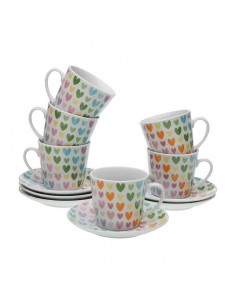 Set 6 tazas de té con plato... 2