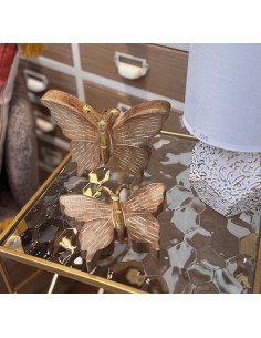 Figura mariposa madera 12cm... 2
