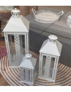 Farola metal blanco Alviz